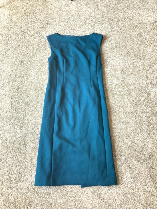 Ann Taylor Dresses & Skirts - Ann Taylor Sleeveless Dark Blue Cocktail Dress with Slit